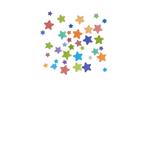 96 Vibrant Star Wall Decals for Kids' Room - Picture 2 of 2